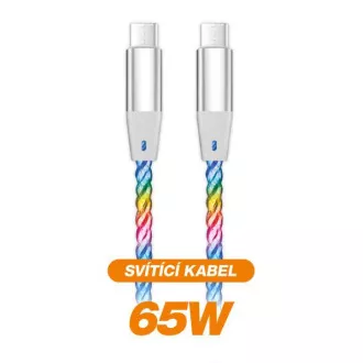ALIGATOR Podatkovni kabel LIGHT 3A, 65W USB-C/USB-C 1,2 m ALIGATOR Podatkovni kabel LIGHT 3A, 65W USB-C/USB-C 1,2 m