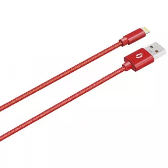 ALIGATOR PREMIUM Data kabel 2A, Lightning red