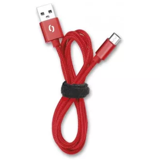ALIGATOR PREMIUM Data kabel 2A, USB-C crveni