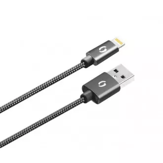 ALIGATOR PREMIUM 2A kabel, Lightning 50cm, crni