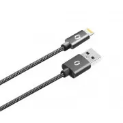 ALIGATOR PREMIUM 2A kabel, Lightning 2m, crni