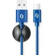 ALIGATOR PREMIUM 2A kabel, USB-C, plavi