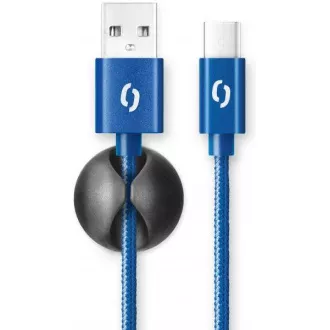 ALIGATOR PREMIUM 2A kabel, USB-C, plavi