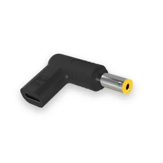 Aligator USB-C strujni adapter 5,5x2,5 mm za prijenosna računala Acer/Asus/HP/Lenovo/Toshiba Aligator USB-C strujni adapter 5,5x2,5 mm za prijenosna računala Acer/Asus/HP/Lenovo/Toshiba