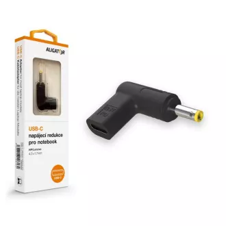 Aligator USB-C strujni adapter 4.0 x 1.7 mm za HP/Lenovo prijenosna računala