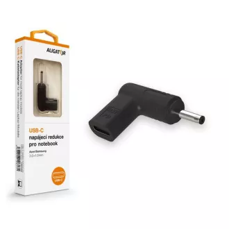 Aligator USB-C strujni adapter 3.0 x 1.0 mm za Acer/Samsung prijenosna računala Aligator USB-C strujni adapter 3.0 x 1.0 mm za Acer/Samsung prijenosna računala
