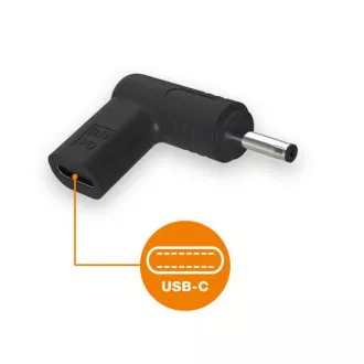 Aligator USB-C strujni adapter 3.0 x 1.0 mm za Acer/Samsung prijenosna računala Aligator USB-C strujni adapter 3.0 x 1.0 mm za Acer/Samsung prijenosna računala