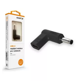 Aligator USB-C strujni adapter 4,5 x 3,0 mm za prijenosna računala Dell Aligator USB-C strujni adapter 4,5 x 3,0 mm za prijenosna računala Dell