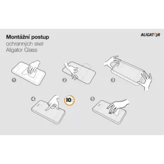 Aligator zaštitno kaljeno staklo GLASS PRINT, Xiaomi Redmi A2, crno, lijepljenje cijelom površinom Aligator zaštitno kaljeno staklo GLASS PRINT, Xiaomi Redmi A2, crno, lijepljenje cijelom površinom
