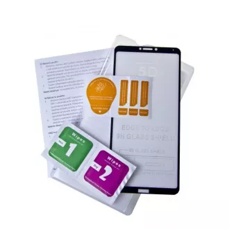 ALIGATOR Zaštitno kaljeno staklo PRINT crno, Huawei Y6 2019/Huawei Y6s/Honor 8A, lijepljenje na cijelu površinu ALIGATOR Zaštitno kaljeno staklo PRINT crno, Huawei Y6 2019/Huawei Y6s/Honor 8A, lijepljenje na cijelu površinu