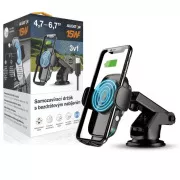 ALIGATOR Samozatvarajući držač K2, bežični 15W, univerzalni
