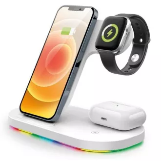 Aligator Smart Station A s bežičnim punjenjem 3u1, 15W Aligator Smart Station A s bežičnim punjenjem 3u1, 15W