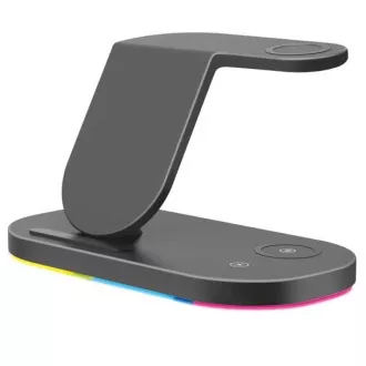 Aligator Smart Station S s bežičnim punjenjem 3u1, 15W Aligator Smart Station S s bežičnim punjenjem 3u1, 15W