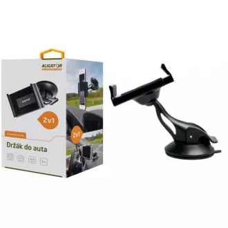 Aligator HA02 auto držač 2 u 1, s pritisnim rukama