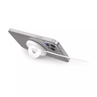ALIGATOR bežični punjač ALIGATOR Mag-Pad, dizajniran za MagSafe, 15W, bijeli