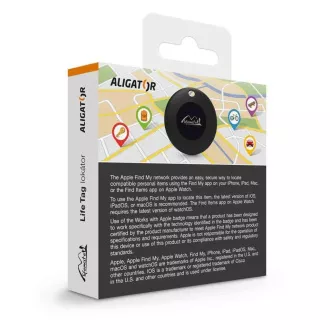 Aligator Lifetag Apple Find My privjesak za ključeve, set od 3 komada Aligator Lifetag Apple Find My privjesak za ključeve, set od 3 komada