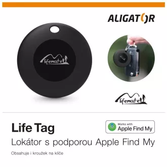 Aligator Lifetag Apple Find My privjesak za ključeve, set od 3 komada Aligator Lifetag Apple Find My privjesak za ključeve, set od 3 komada