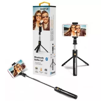 Bluetooth selfie stick ALIGATOR HA12, crni
