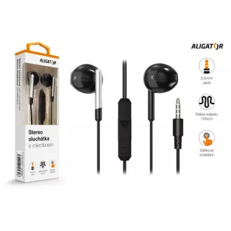 ALIGATOR AE008/Stereo/Jack/Žica/Crna