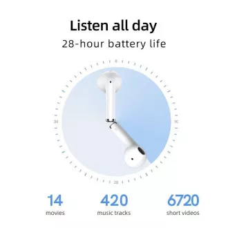 QCY - T29 AilyBuds Lite, TWS slušalice, bijele QCY - T29 AilyBuds Lite, TWS slušalice, bijele