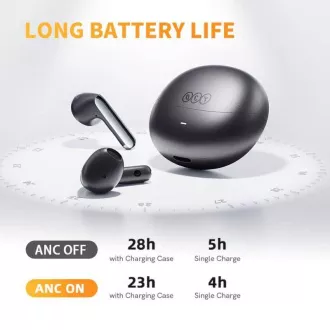 QCY - HT10 PRO+ AilyBuds, ANC slušalice, crne
