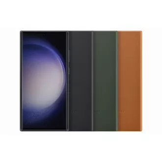 Samsung kožna stražnja maska za Samsung Galaxy S23 Ultra Green