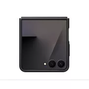 Zaštitna futrola od veganske kože za Samsung Flip7, crna