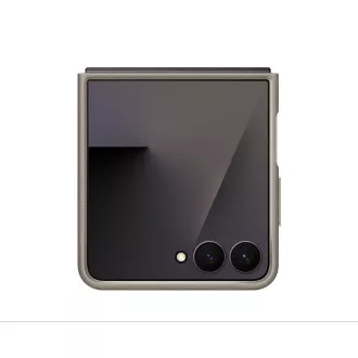 Zaštitna futrola od veganske kože za Samsung Flip7, taupe boje
