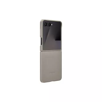 Zaštitna futrola od veganske kože za Samsung Flip7, taupe boje