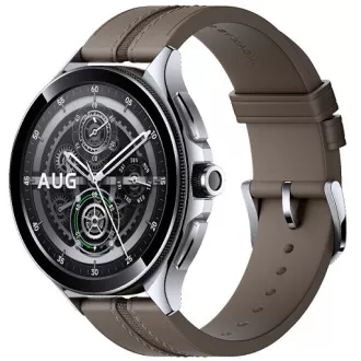 Xiaomi Watch 2 Pro/46 mm/srebrni/elegantan remen/smeđi Xiaomi Watch 2 Pro/46 mm/srebrni/elegantan remen/smeđi