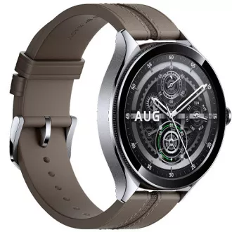 Xiaomi Watch 2 Pro/46 mm/srebrni/elegantan remen/smeđi Xiaomi Watch 2 Pro/46 mm/srebrni/elegantan remen/smeđi