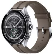 Xiaomi Watch 2 Pro 4G LTE/46mm/Srebrni/Elegantni remen/Smeđi