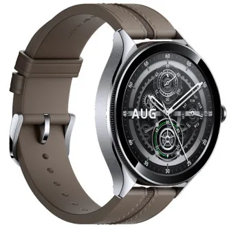 Xiaomi Watch 2 Pro 4G LTE/46mm/Srebrni/Elegantni remen/Smeđi - Rabljen