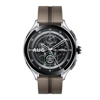 Xiaomi Watch 2 Pro 4G LTE/46mm/Srebrni/Elegantni remen/Smeđi - Rabljen