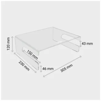 DESQ stalak za monitor s izrezom za tipkovnicu DESQ stalak za monitor s izrezom za tipkovnicu
