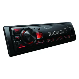 Pioneer MVH-230 autoradio s USB-om i Bluetoothom s integriranim mikrofonom crveni Pioneer MVH-230 autoradio s USB-om i Bluetoothom s integriranim mikrofonom crveni