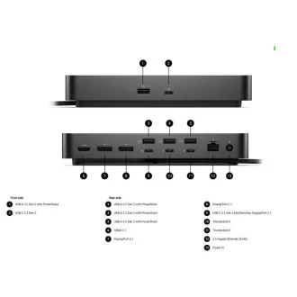 Dell priključna stanica SD25TB5 300W Napajanje USB-C