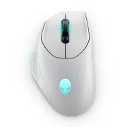 Dell Alienware 620M/Gaming/Optički/Dešnjak/26.000 DPI/Žičani+Bežični/Bijeli