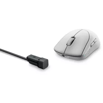 Dell Alienware Pro/Igranje/Optički/Dešnjak/26.000 DPI/Žični+Bežični/Bijela