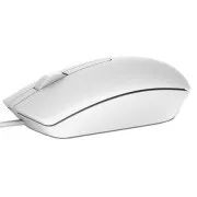 Dell MS116/Office/Optički/1000 DPI/Žični USB/Bijeli