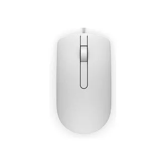 Dell MS116/Office/Optički/1000 DPI/Žični USB/Bijeli