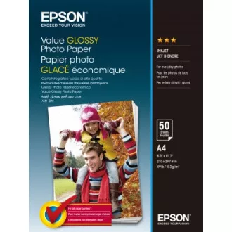 EPSON Value Glossy Photo Paper A4 50 listova EPSON Value Glossy Photo Paper A4 50 listova