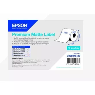Premium mat naljepnica Cont.R, 105mmx35m, MOQ 18 kom.