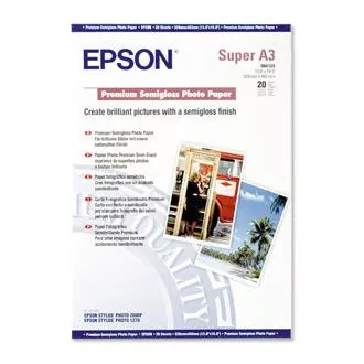 EPSON A3+, Premium polusjajni foto-papir (20 listova) EPSON A3+, Premium polusjajni foto-papir (20 listova)