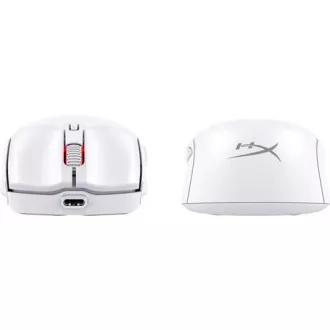 HP HyperX Pulsefire Haste 2 Mini/Gaming/Optički/Dešnjak/26.000 DPI/Žičano+Bežično/Bijelo
