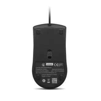 Lenovo 120/Office/Optički/1600 DPI/Žični USB/Crni