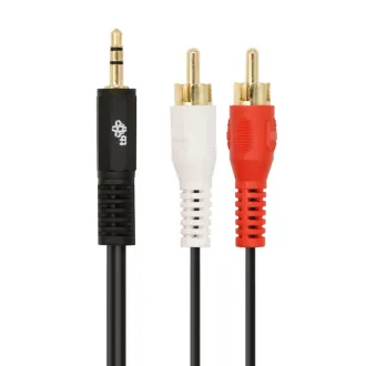 TB Touch kabel 3,5 mm Mini Jack -2x RCA M/M 1,5 m TB Touch kabel 3,5 mm Mini Jack -2x RCA M/M 1,5 m