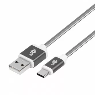 TB kabel USB - USB C 1,5 m siva traka