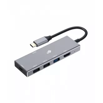 TB USB-C 7u1 adapter USB 3.0, 2xUSB 2.0, HDMI, PD, SD/TF