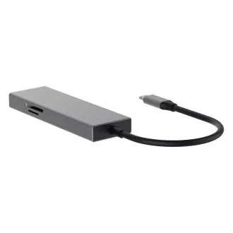 TB USB-C 7u1 adapter USB 3.0, 2xUSB 2.0, HDMI, PD, SD/TF
